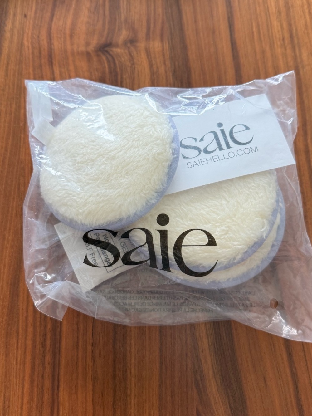 Saie Reusable‎ Beauty Rounds 3 Pack White Lavender Skincare Beauty NIP